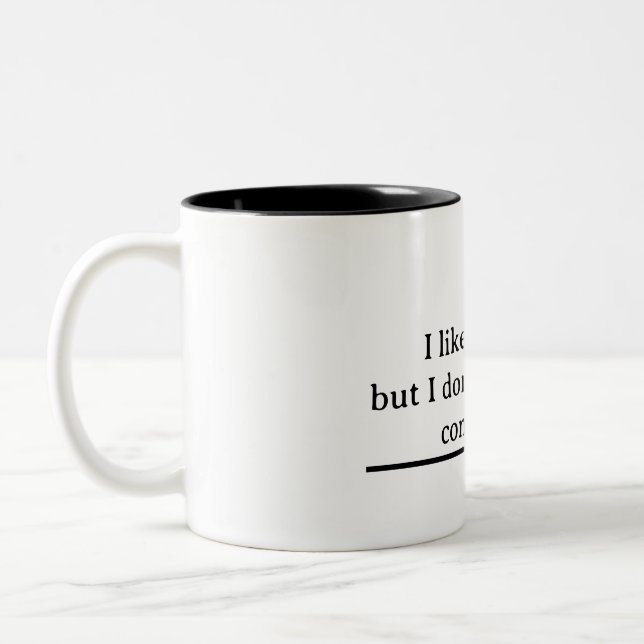 Caneca De Café Em Dois Tons Meu verdadeiro eu (Esquerda)