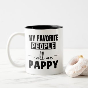 Caneca De Café Em Dois Tons Meus Pessoas Favoritas Me Chamam de Vovô Engraçado