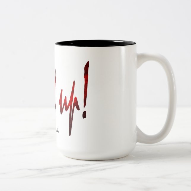 Caneca De Café Em Dois Tons Mexa-se (Direita)