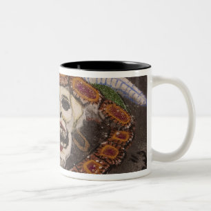 Caneca De Café Em Dois Tons México, Oaxaca. Tapeçaria de areia (tapete de aren