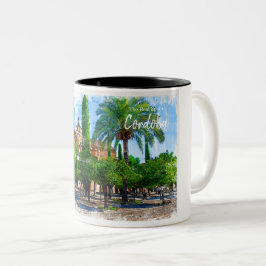 Caneca De Café Em Dois Tons Mezquita Catedral de Córdova - A Espanha Real