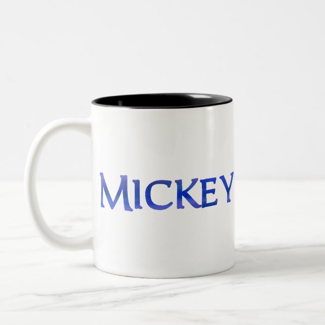 Caneca De Café Em Dois Tons Mickey (nome) (Esquerda)