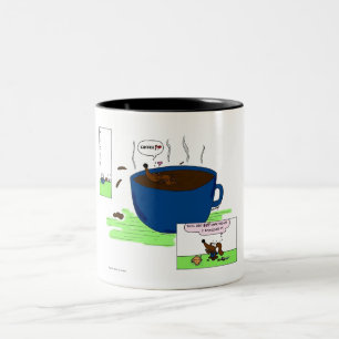 Caneca De Café Em Dois Tons Midge "Coffee Comic" Coffee Mug