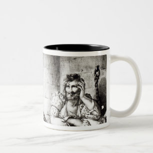 Caneca De Café Em Dois Tons Miguel de Cervantes Saavedra