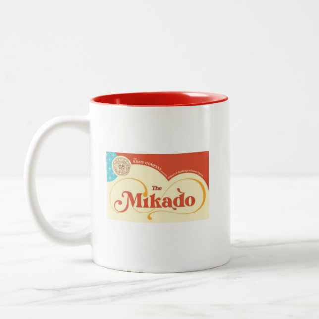 Caneca De Café Em Dois Tons Mikado Coffee Mug (Esquerda)