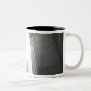 Caneca De Café Em Dois Tons Milão Itália, Galeria Vista do Duomo