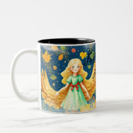Caneca De Café Em Dois Tons Milly the Angel Coffee Mug