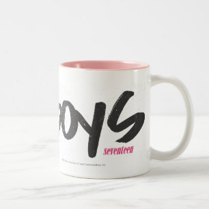 Caneca De Café Em Dois Tons Mim amarelo dos meninos do coração