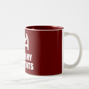 Caneca De Café Em Dois Tons Mim Fazer-todo-meus próprios conluios
