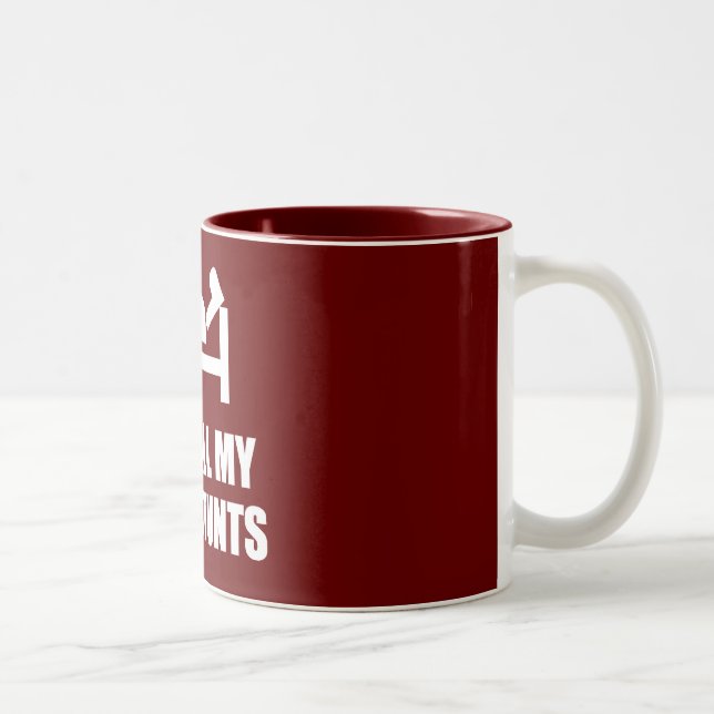 Caneca De Café Em Dois Tons Mim Fazer-todo-meus próprios conluios (Direita)