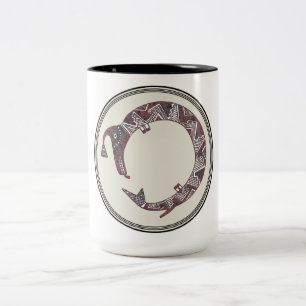 Caneca De Café Em Dois Tons Mimbres Pottery Design