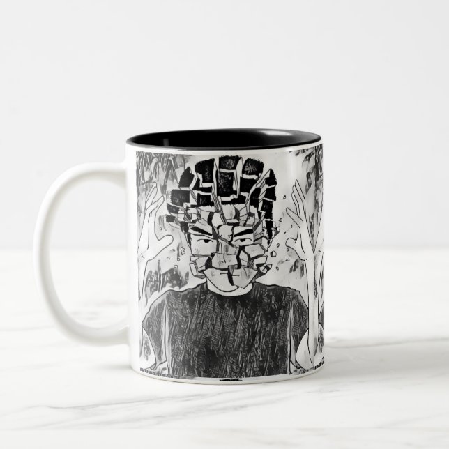 Caneca De Café Em Dois Tons Mind Blowing (Esquerda)