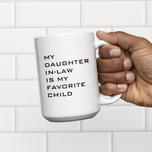 Caneca De Café Em Dois Tons Minha Filha de Direito é Personalizada para Minha 