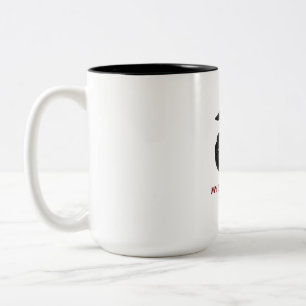 Caneca De Café Em Dois Tons Minha Filha é uma Fuzileira Naval dos EUA Orgulhos