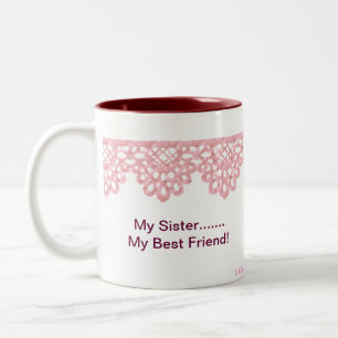 Caneca De Café Em Dois Tons Minha irmã….Meu melhor amigo