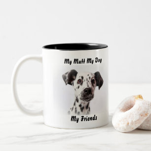 Caneca De Café Em Dois Tons Minha Mugela É Minha Amiga.