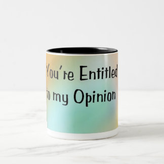 Caneca De Café Em Dois Tons Minha opinião