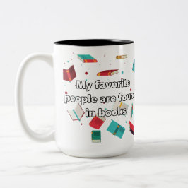 Caneca De Café Em Dois Tons Minhas pessoas favoritas...