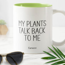 Minhas Plantas Me Respondem Humorísticas Divertida