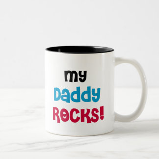 Caneca De Café Em Dois Tons Minhas rochas do pai
