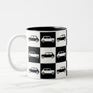 Caneca De Café Em Dois Tons Mini Cooper Preto