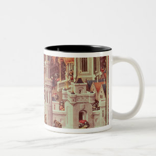 Caneca De Café Em Dois Tons Miniatura iluminada de um universal