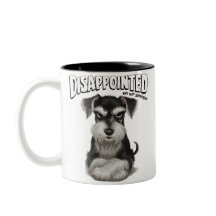 Miniatura Schnauzer Desapontada