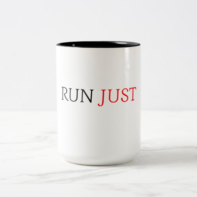 Caneca De Café Em Dois Tons Minimalist Quote Coffee Mug (Centro)