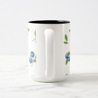 Caneca De Café Em Dois Tons Mínimo preto e branco, linha floral de arte Mug