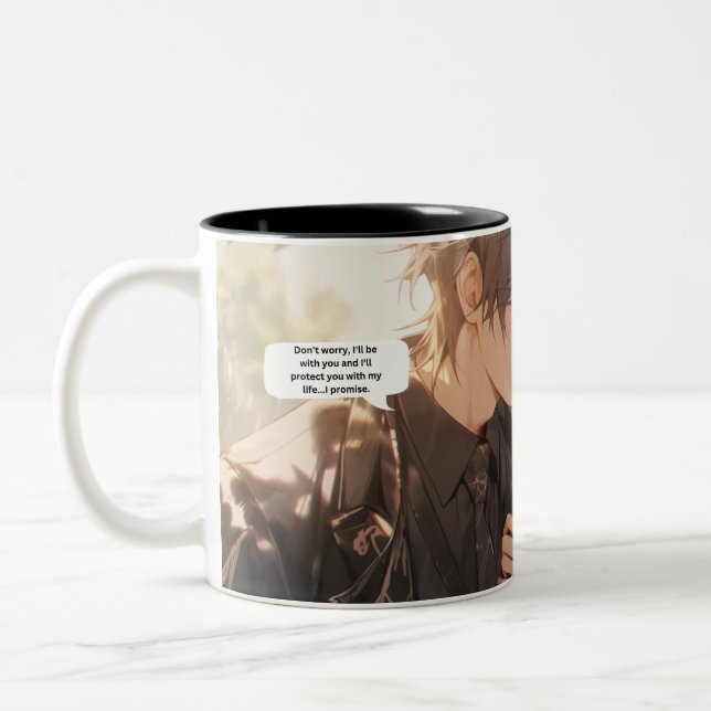 Caneca De Café Em Dois Tons Minis anime (Esquerda)