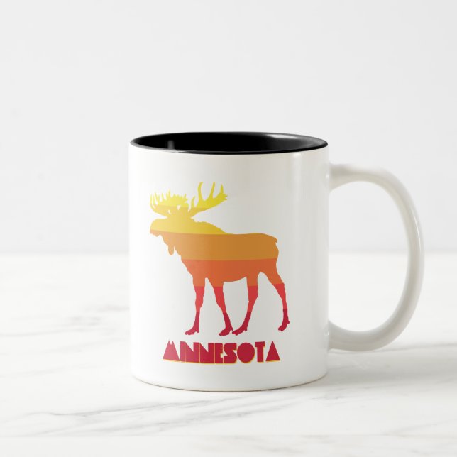 Caneca De Café Em Dois Tons Minnesota Moose (Direita)