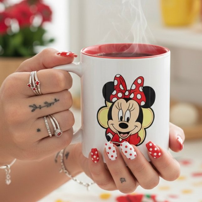 Caneca De Café Em Dois Tons Minni (Criador carregado)