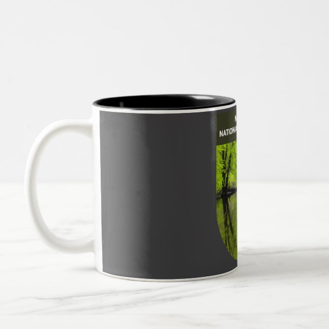 Caneca De Café Em Dois Tons Minute Man National Historical Park - Massachusett (Esquerda)