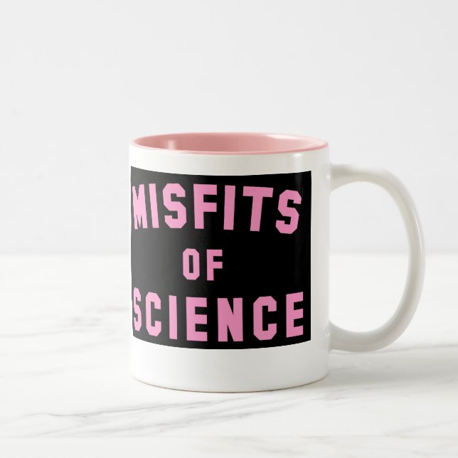 Caneca De Café Em Dois Tons Misfits of Science (Direita)