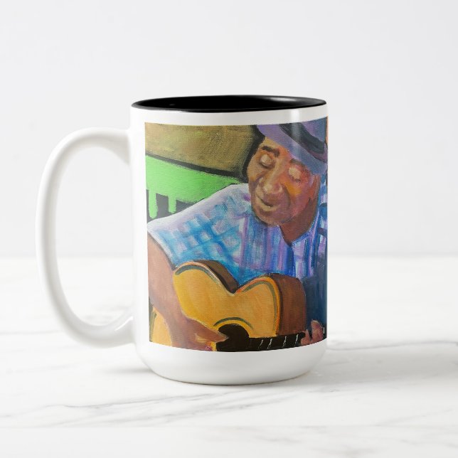 Caneca De Café Em Dois Tons Mississippi John Hurt Coffee Mug (Esquerda)