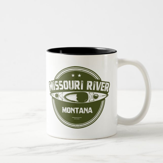 Caneca De Café Em Dois Tons Missouri River, Montana (Direita)
