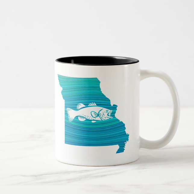 Caneca De Café Em Dois Tons Missouri Wave Fisheries (Direita)