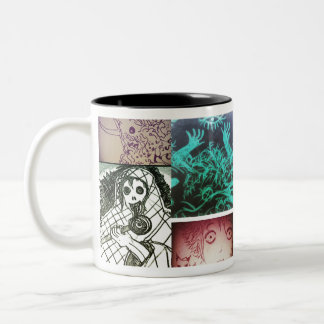 Caneca De Café Em Dois Tons mistério yaei 1