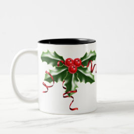 Caneca De Café Em Dois Tons Mistletoe