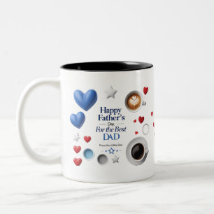 Caneca De Café Em Dois Tons Mistura em negrito -