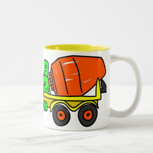 Caneca De Café Em Dois Tons Misturador concreto
