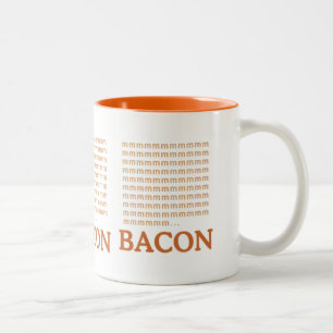 Caneca De Café Em Dois Tons mmmmmmmmm... BACON