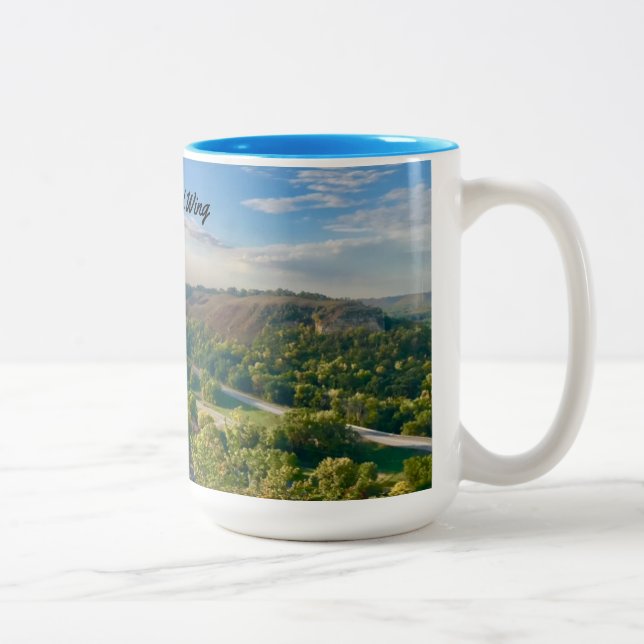 Caneca De Café Em Dois Tons MN (personalizável) (Direita)