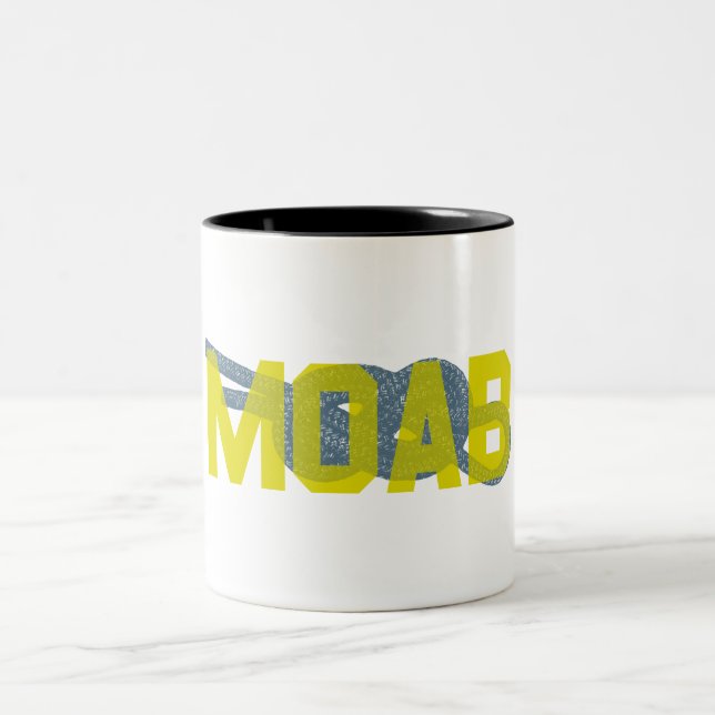 Caneca De Café Em Dois Tons Moab Figura 8 Subindo (Centro)
