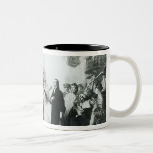 Caneca De Café Em Dois Tons Mobbing de John Wesley em Wednesbury