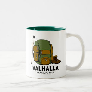 Caneca De Café Em Dois Tons Mochila do Parque Provincial Valhalla