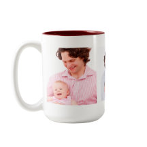 Modelo de três fotos da família personalizadas