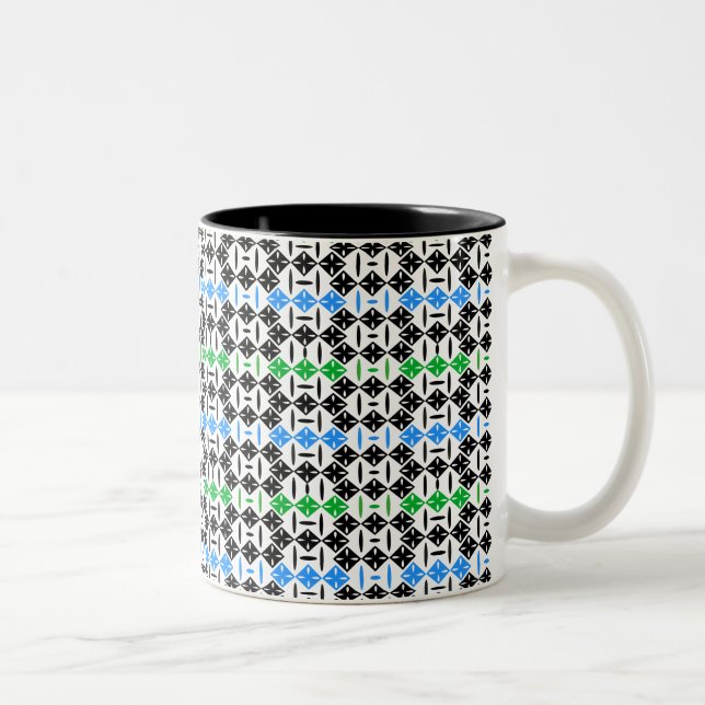 Caneca De Café Em Dois Tons Modelo Oltenesc (Direita)
