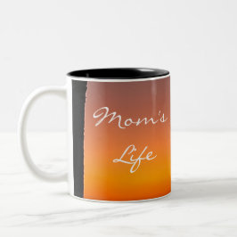 Caneca De Café Em Dois Tons Modern First Mother’s Day Mug - Sunset