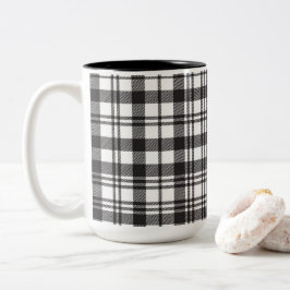Caneca De Café Em Dois Tons Modern Minimal Pattern